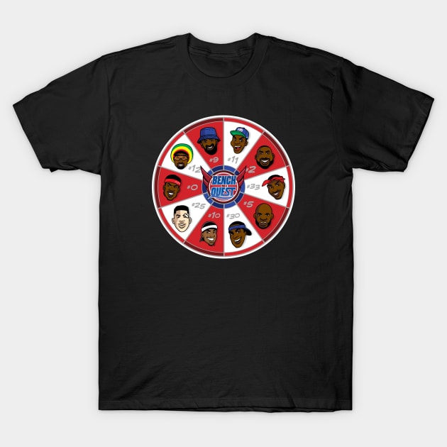 2016 Bench On A Quest - Player Wheel T-Shirt by Bench On A QUEST